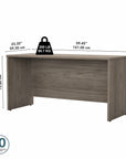 Bush Business Furniture Studio C 60W x 24D Credenza Desk