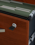 Bush Business Furniture Series C 66W x 30D Office Desk with Mobile File Cabinet