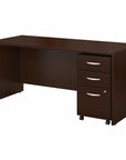 Bush Business Furniture Series C 66W x 30D Office Desk with Mobile File Cabinet