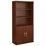 Bush Business Furniture Series C 36W 5 Shelf Bookcase with Doors
