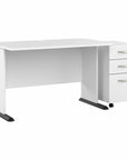 Bush Business Furniture Studio A 48W Computer Desk with 3 Drawer Mobile File Cabinet