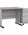Bush Business Furniture Studio A 36W Small Computer Desk with 3 Drawer Mobile File Cabinet