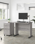 Bush Business Furniture Studio A 36W Small Computer Desk with 3 Drawer Mobile File Cabinet