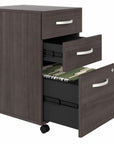 Bush Business Furniture Studio A 36W Small Computer Desk with 3 Drawer Mobile File Cabinet