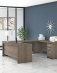 Bush Business Furniture Studio C 72W x 36D U Shaped Desk with Mobile File Cabinet