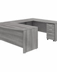 Bush Business Furniture Studio C 72W x 36D U Shaped Desk with Mobile File Cabinet