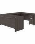 Bush Business Furniture Studio C 72W x 36D U Shaped Desk with Mobile File Cabinet