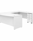 Bush Business Furniture Studio C 72W x 36D U Shaped Desk with Mobile File Cabinet