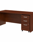 Bush Business Furniture Studio C 72W x 30D Office Desk with Mobile File Cabinet