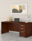 Bush Business Furniture Studio C 72W x 30D Office Desk with Mobile File Cabinet