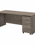 Bush Business Furniture Studio C 72W x 30D Office Desk with Mobile File Cabinet