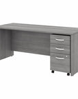 Bush Business Furniture Studio C 72W x 30D Office Desk with Mobile File Cabinet