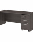 Bush Business Furniture Studio C 72W x 30D Office Desk with Mobile File Cabinet