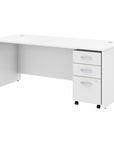 Bush Business Furniture Studio C 72W x 30D Office Desk with Mobile File Cabinet