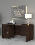 Bush Business Furniture Studio C 60W x 30D Office Desk with Mobile File Cabinet