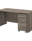 Bush Business Furniture Studio C 60W x 30D Office Desk with Mobile File Cabinet