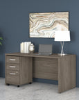 Bush Business Furniture Studio C 60W x 30D Office Desk with Mobile File Cabinet