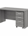 Bush Business Furniture Studio C 60W x 30D Office Desk with Mobile File Cabinet