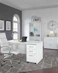 Bush Business Furniture Studio C 60W x 30D Office Desk with Mobile File Cabinet
