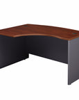 Bush Business Furniture Series C 60W x 43D Left Handed L Bow Desk