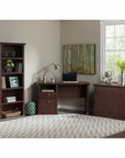 Bush Furniture Yorktown 50W Home Office Desk with Storage