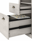 Bush Furniture Yorktown 50W Home Office Desk with Storage
