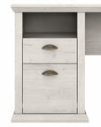 Bush Furniture Yorktown 50W Home Office Desk with Storage