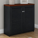 Bush Furniture Fairview Small Storage Cabinet with Doors and Shelves