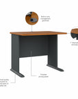 Bush Business Furniture Series A 36W Desk