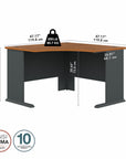 Bush Business Furniture Series A 48W Corner Desk
