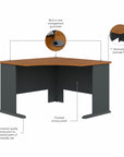 Bush Business Furniture Series A 48W Corner Desk