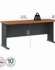 Bush Business Furniture Series A 72W Desk