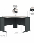 Bush Business Furniture Series A 48W Corner Desk