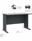 Bush Business Furniture Series A 48W Desk