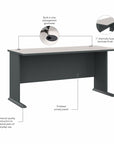 Bush Business Furniture Series A 60W Desk