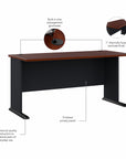 Bush Business Furniture Series A 60W Desk
