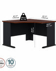 Bush Business Furniture Series A 48W Corner Desk