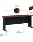 Bush Business Furniture Series A 72W Desk