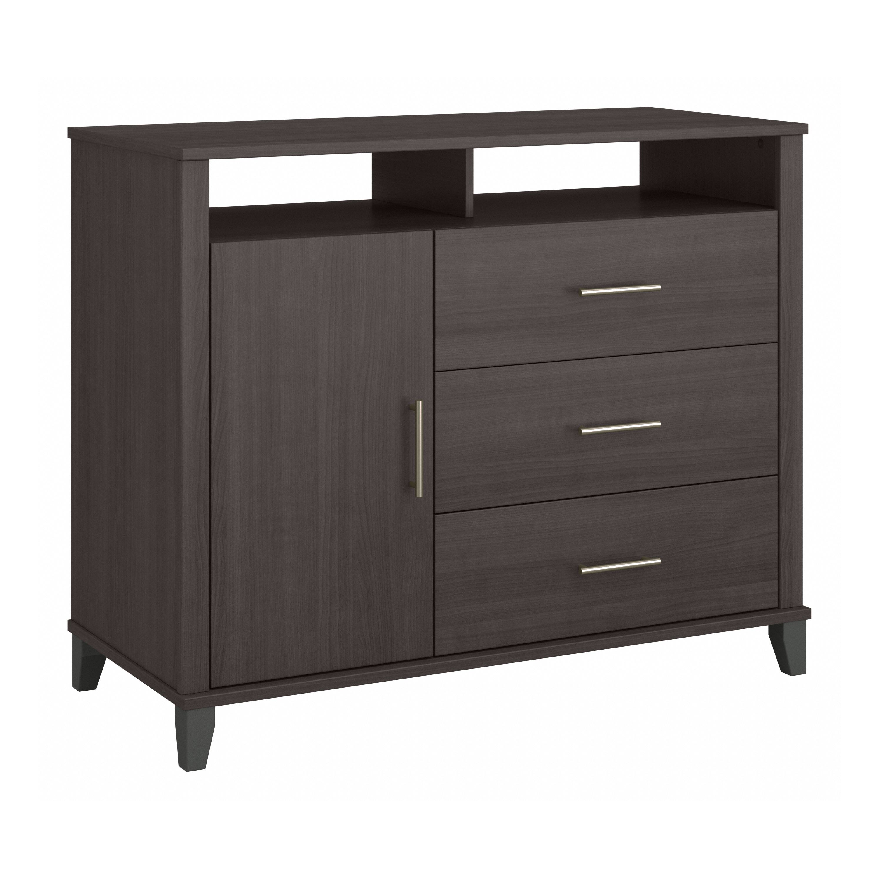 Bush Furniture Somerset Office Storage Credenza | Storm Gray_0