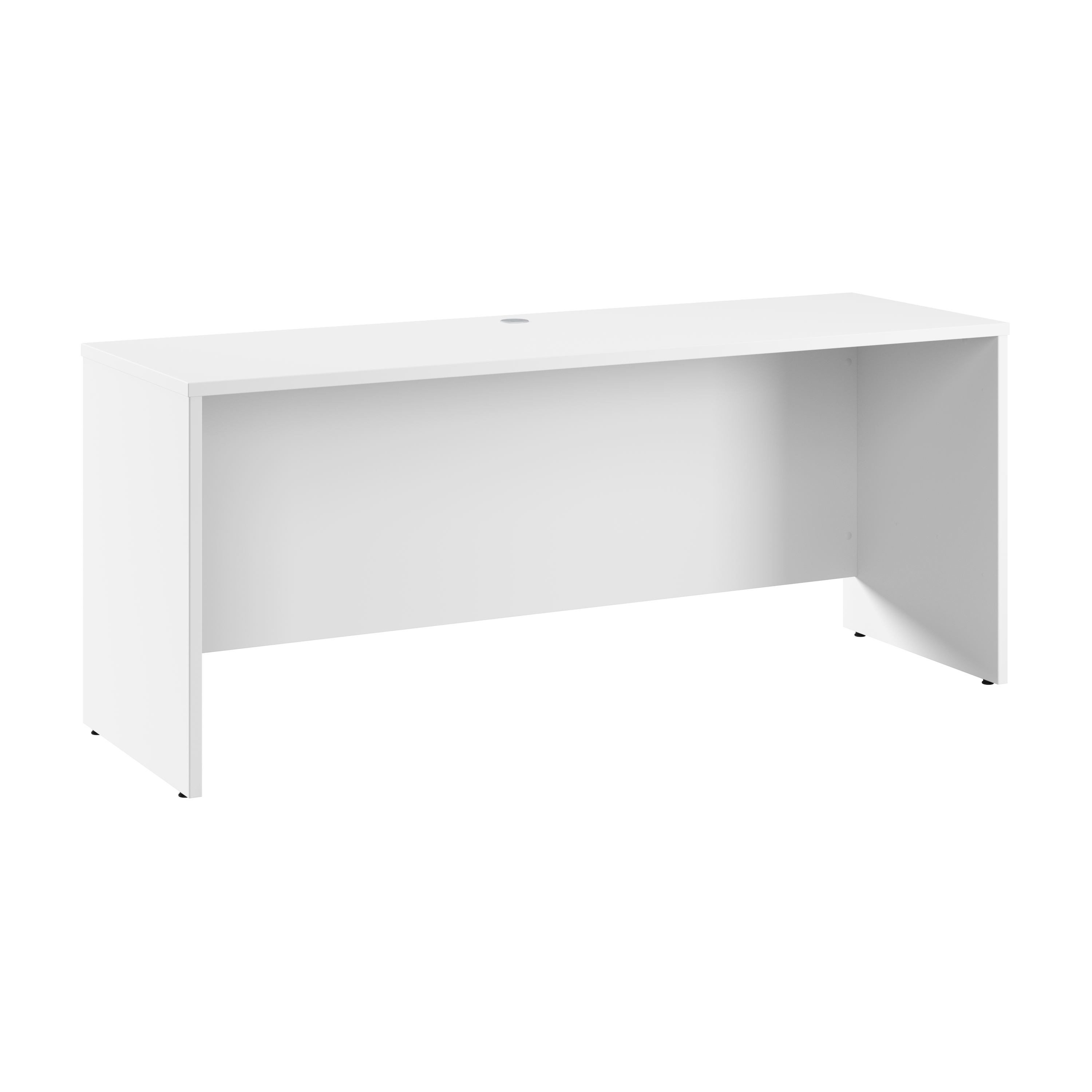 Bush Business Furniture Hampton Heights 72W x 24D Credenza Desk | White_0