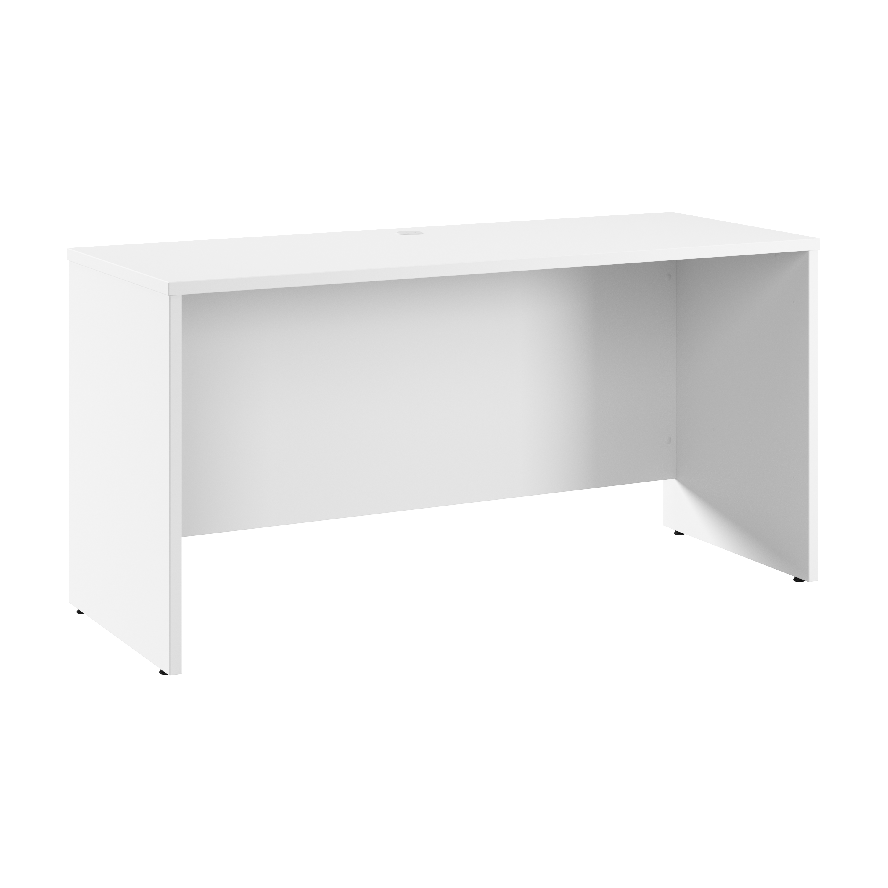 Bush Business Furniture Hampton Heights 60W x 24D Credenza Desk | White_0