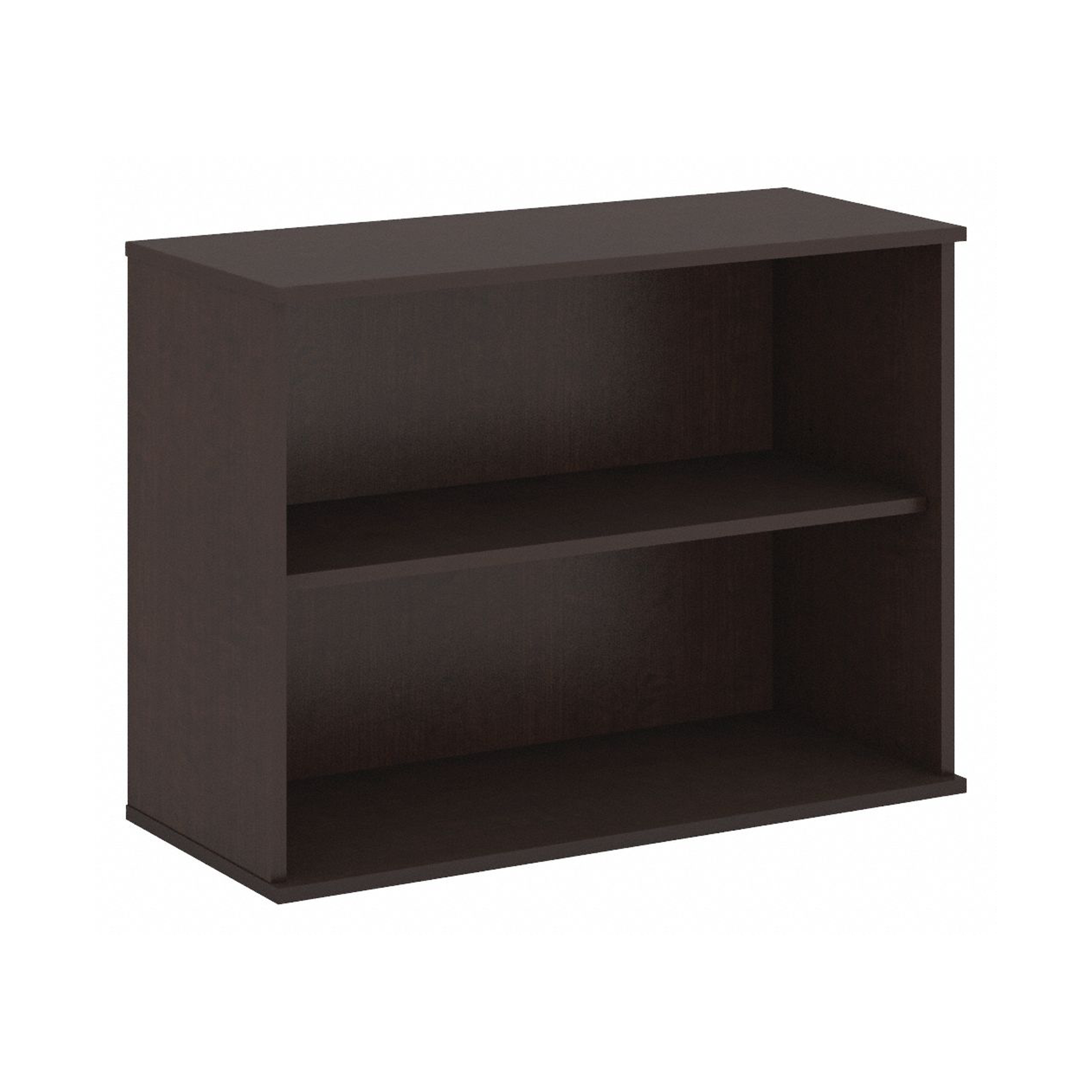 Bush Business Furniture Small 2 Shelf Bookcase | Mocha Cherry_0