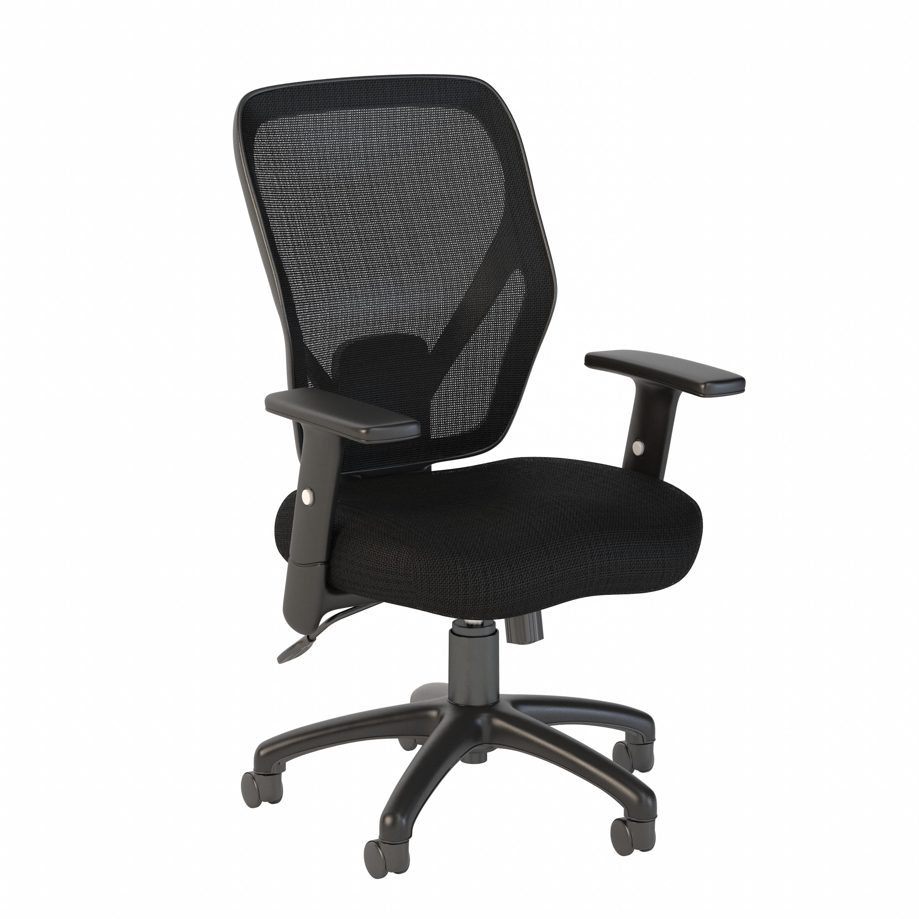 Bush Business Furniture Accord Mesh Back Office Chair | Black Fabric_0