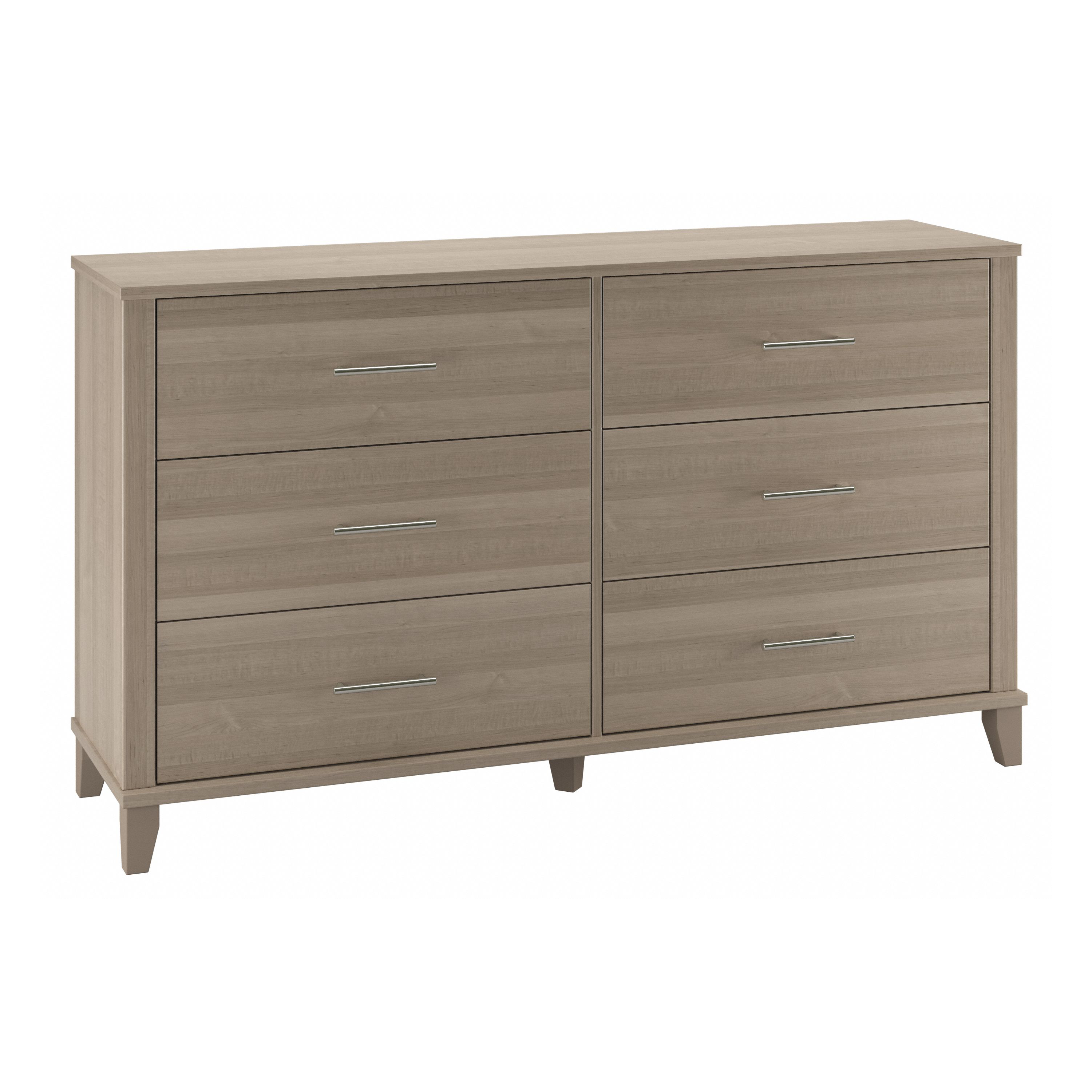 Bush Furniture Somerset 6 Drawer Dresser | Ash Gray_0