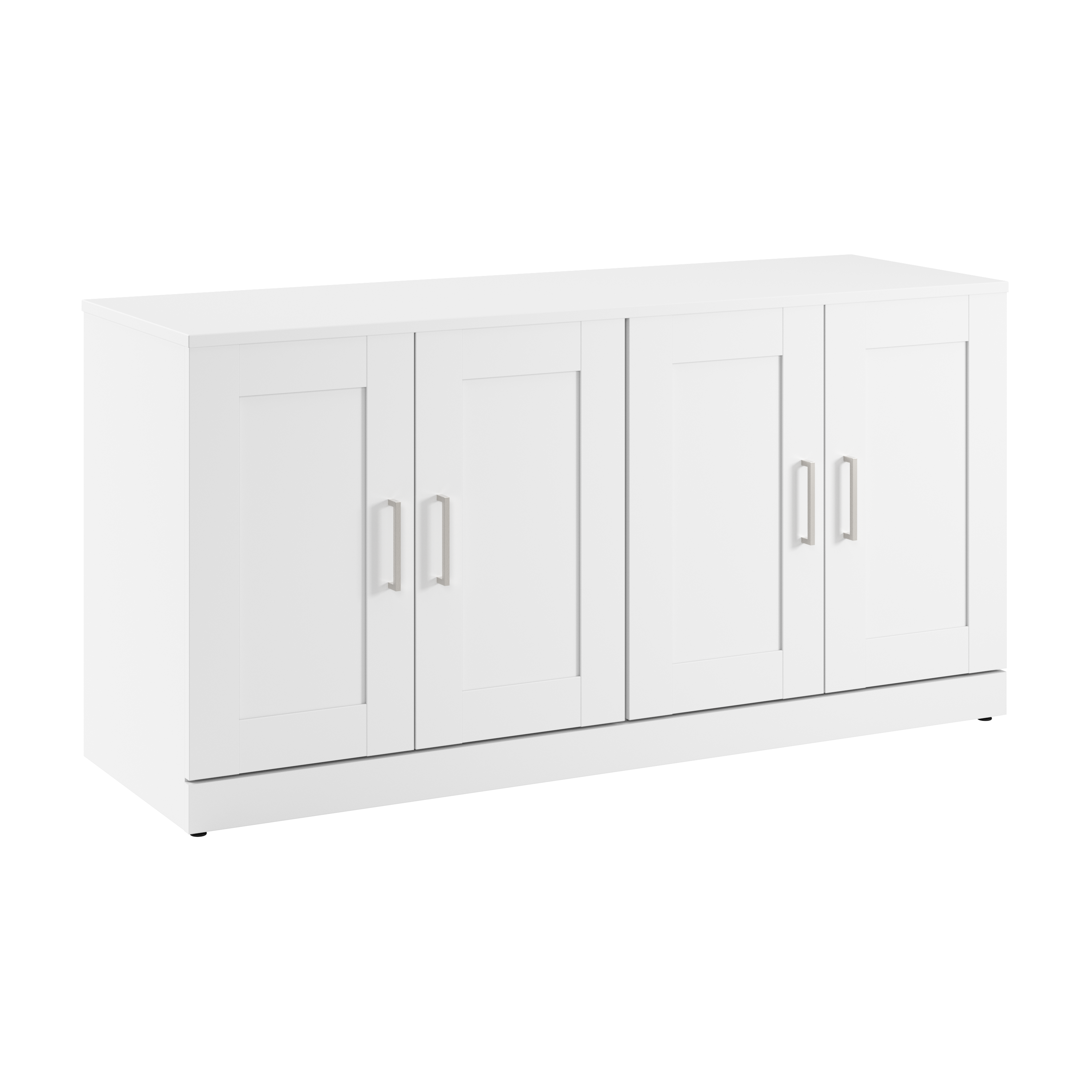 Bush Business Furniture Hampton Heights 60W Bookshelf with Doors | White_0