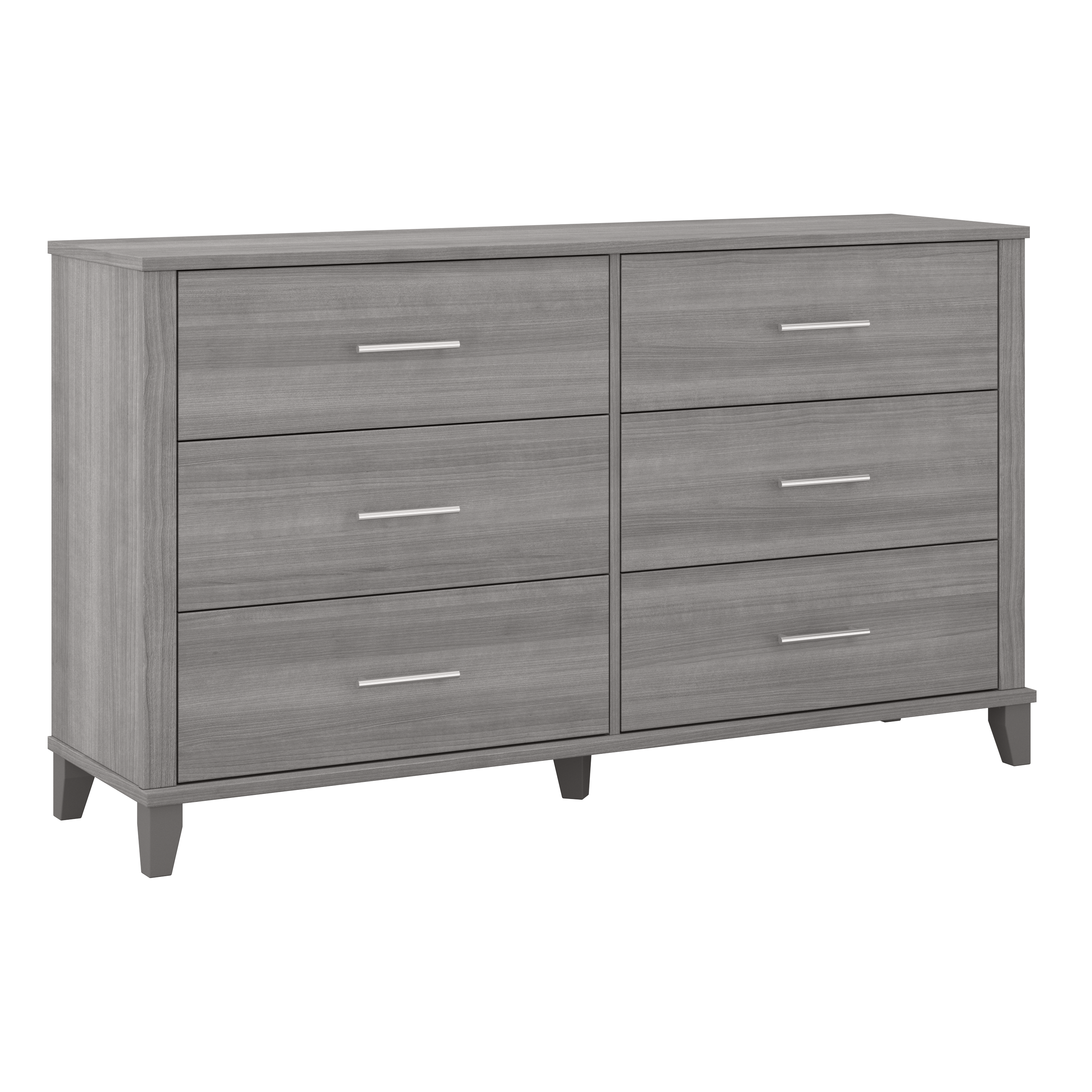 Bush Furniture Somerset 6 Drawer Dresser | Platinum Gray_0