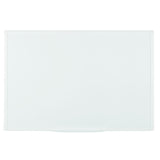 MasterVision Anti-Microbial Magnetic Steel Dry-Erase Board, 48" x 72", White Aluminum Frame