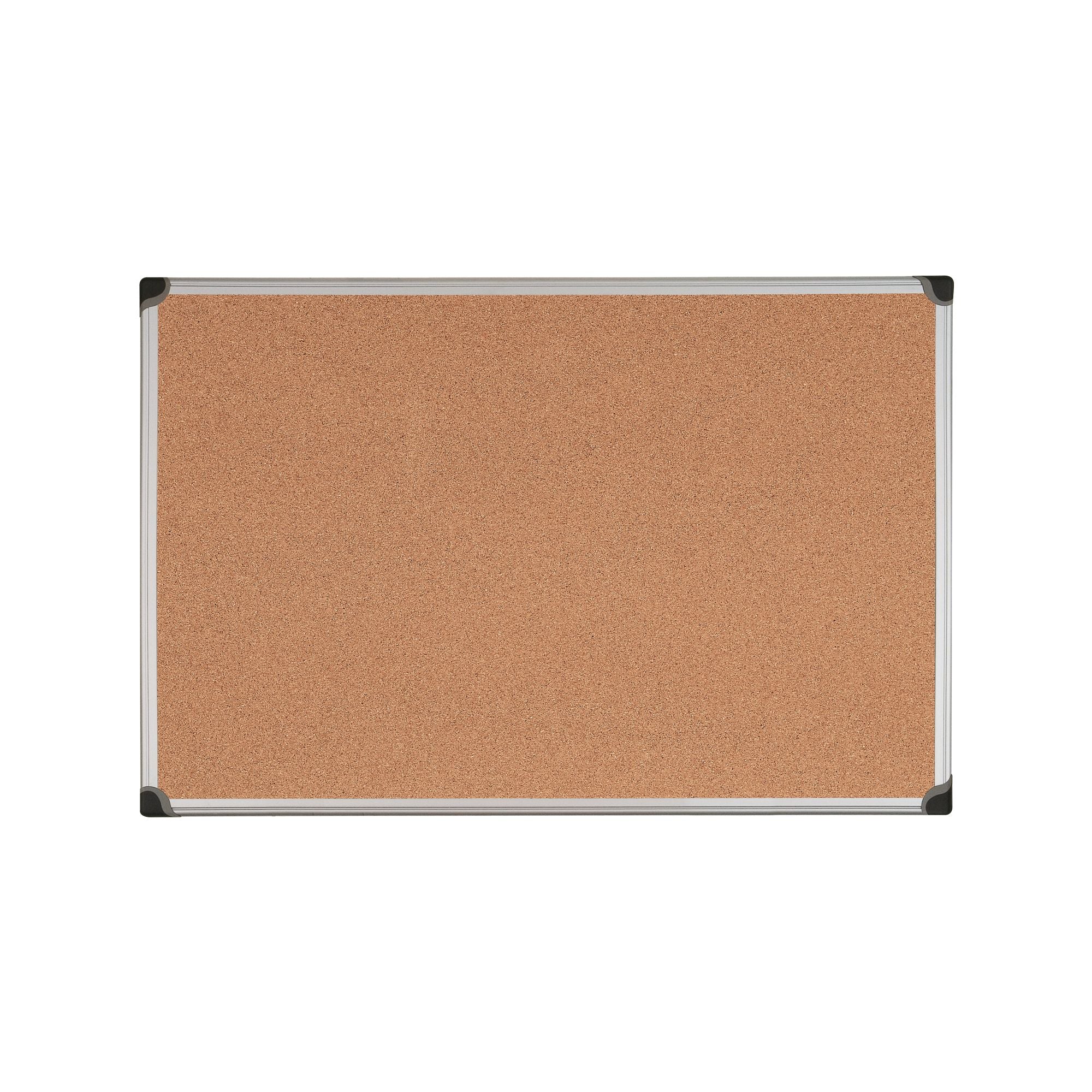 MasterVision Maya Cork Bulletin Board, 48" x 96", Aluminum Frame