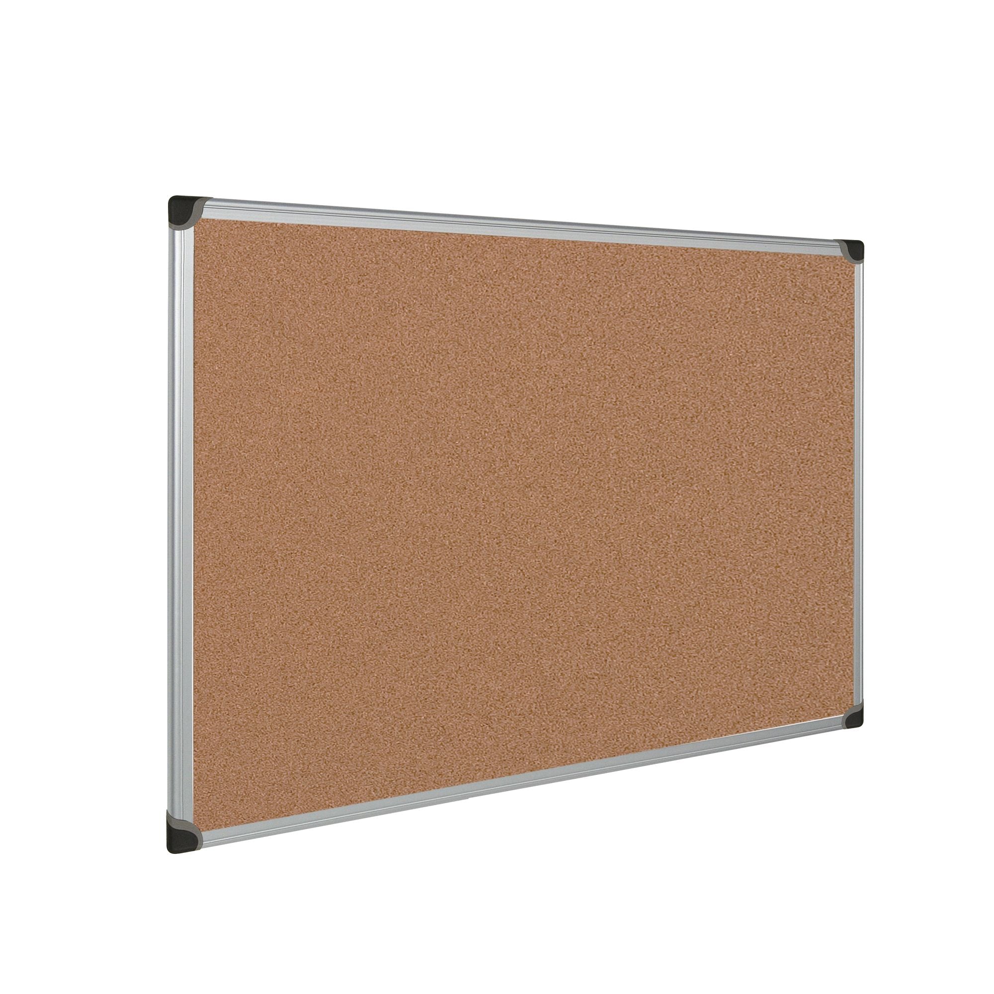 MasterVision Maya Cork Bulletin Board, 18" x 24", Aluminum Frame