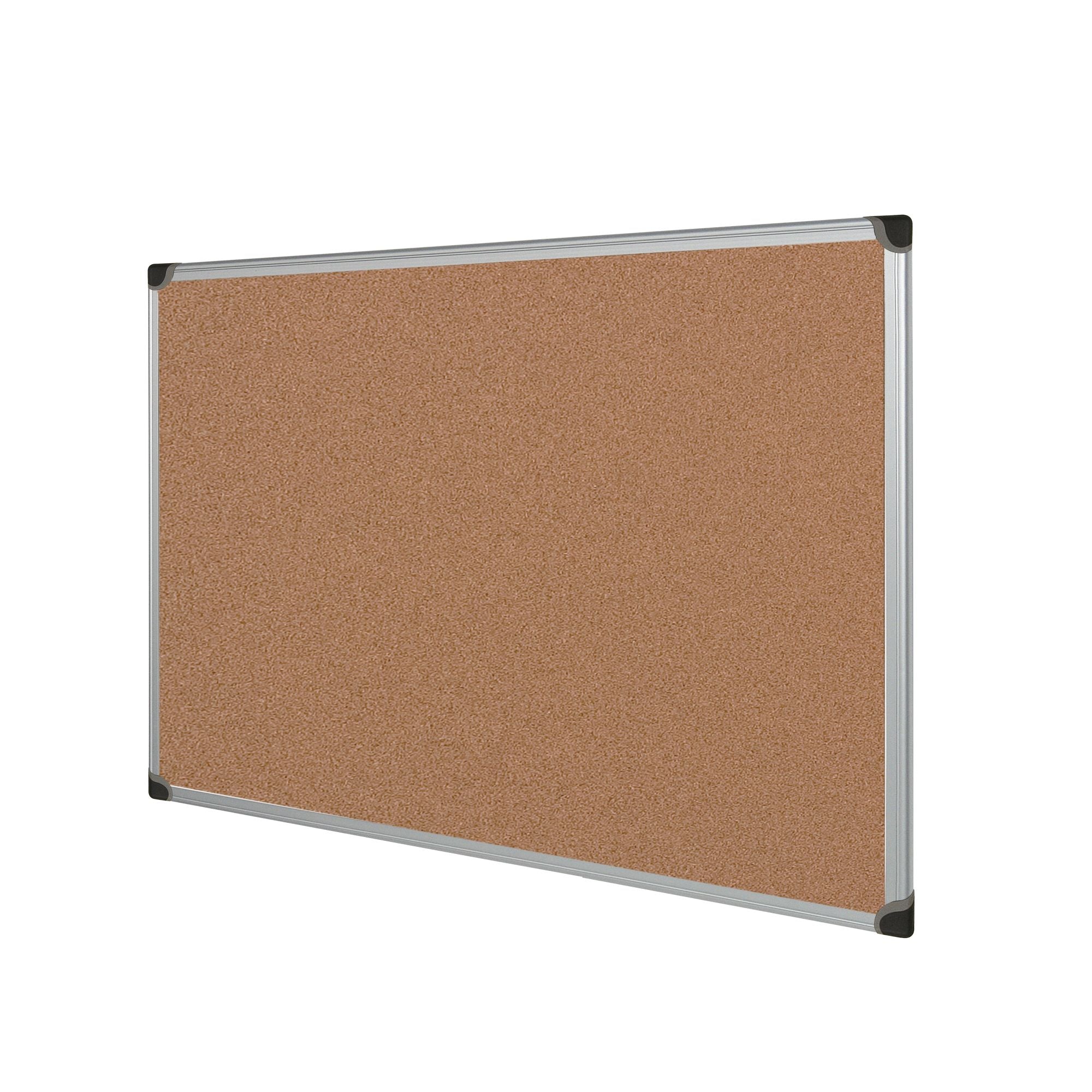 MasterVision Maya Cork Bulletin Board, 48" x 96", Aluminum Frame